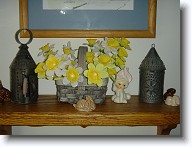 DSC02249 * A basket of daffodils and some tiny bunnykins on the shelf in the half bath. * A basket of daffodils and some tiny bunnykins on the shelf in the half bath. * 1280 x 960 * (545KB)