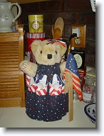 DSC02355 * Miss Spoon Bear decked out in her patriotic outfit. * Miss Spoon Bear decked out in her patriotic outfit. * 960 x 1280 * (278KB)