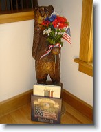 DSC02360 * Here's Chester holding his Fourth of July bouquet.  Some books on the U.S. flag and Constitution are at his feet. * Here's Chester holding his Fourth of July bouquet.  Some books on the U.S. flag and Constitution are at his feet. * 960 x 1280 * (176KB)