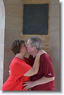 DSC_0797 * Julie and Ensign kissing under the Campanile. * 2000 x 2992 * (1.55MB)