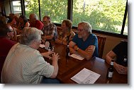 DSC_0535 * Left side of table:  KleinO and Sky.
Right side of table:  Jim Van Syoc, Jamie Beyer, Laura, Dave Miller, Jedly, Joyce and Mike Shields. * 4496 x 3000 * (4.0MB)