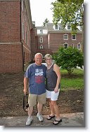 DSC_0600 * Billy and Terri standing in front of the fall location (in the background, just above their heads). * 4496 x 3000 * (4.12MB)