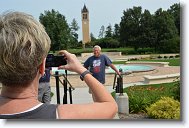 DSC_0604 * Terri taking a picture of Billy with the campanile in the background. * 4496 x 3000 * (3.95MB)