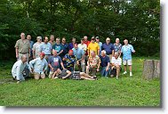 DSC_0650 * From left to right:  Criff, Norris, Brannian, Sky, Wiegs, Wild Bill, Dinges, Billy, P-Squared (pretending to be Roscoe W Chandler), Green Hat, Bob Isacson, Laugh Rat, Roger Ellis, Airborne, Mike Nolin, Dave Miller, Pat Barnes, Dudlee, Junior Bear, Jamie Beyer, Jim Van Syoc, Zingy, Phule and Antoine. * 4496 x 3000 * (4.0MB)