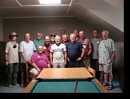 20220806_Billy_02 * The Lange Gang in the Den (notice anything missing from the wall?). From left to right: Gallagher, Ensign, Mike Shields, Klein (sitting), Wild Bill Brearley, Animal, Billy, Norris, Laugh Rat, Pat Barnes, Phule, Stillmonkey, Schlenky and Sky. * 2048 x 1536 * (1013KB)