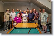 20220806_PatB_05 * The Lange Gang in the Den (notice anything missing from the wall?).  From left to right:  Gallagher, Ensign, Mike Shields, Klein (sitting), Wild Bill Brearley, Animal, Billy, Norris, Laugh Rat, Pat Barnes, Phule, Stillmonkey, Schlenky and Sky. * 3772 x 2516 * (977KB)